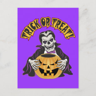 Dracula Skull Briefkaart