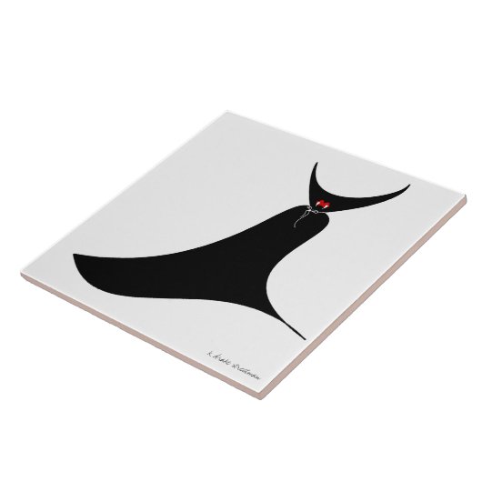 Dracula Tegeltje (Zijkant)