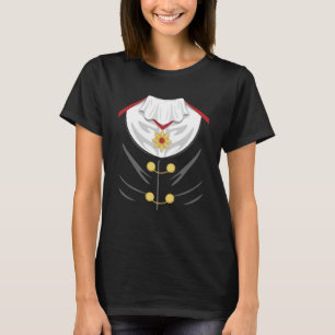 Dracula Tuxedo Lazy Halloween Kostuums voor Vampie T-shirt