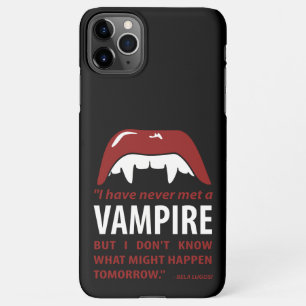Dracula - Vampire - Bela Lugosi Quote iPhone 11Pro Max Hoesje