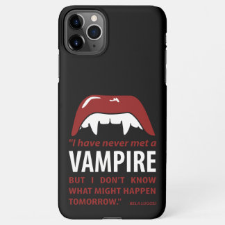 Dracula - Vampire - Bela Lugosi Quote iPhone 11Pro Max Hoesje