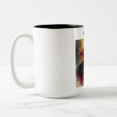 Dracula Vampire Mug à café à deux tons. (Gauche)
