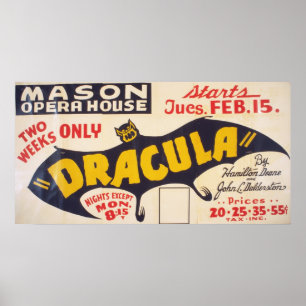 Dracula van Hamilton Deane Poster