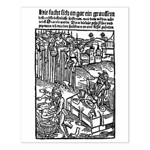 Dracula [ Vlad Tepes ] Houtsnede Rubberstempel