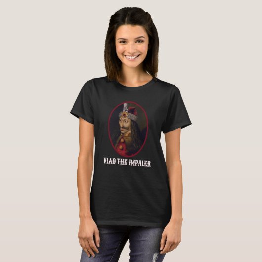 Dracula Vlad the Impaler T-shirt (Voorkant volledig)