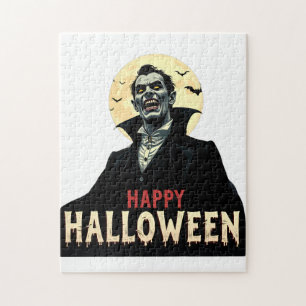 Dracula wenst je een griezelige nacht legpuzzel