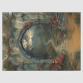 Dracula's Castle Gothic Arch Vampirecore Tissuepapier (Voorkant)