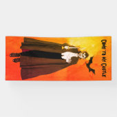 Dracula's Castle Halloween Party Banner (Horizontaal)