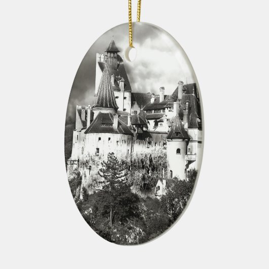 Dracula's Castle, Transsylvanië Keramisch Ornament (Links)