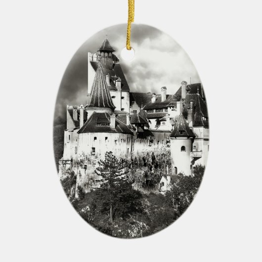 Dracula's Castle, Transsylvanië Keramisch Ornament (Voorkant)