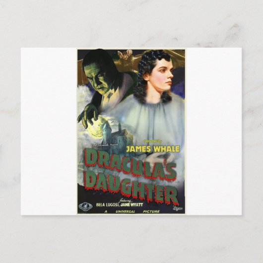 Dracula's dochter briefkaart (Voorkant)
