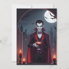 Dracula's Genot – Halloween Wenskaart Feestdagenkaart