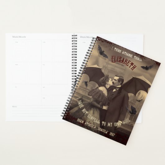  Dracula's Kiss Gotische Vampier Horror Planner (Display)