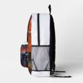 "Draculian Bat-Cyber Armour" Bedrukte Rugzak (Rechts)