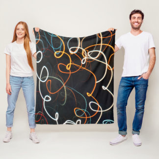 Draden van Beweging—Fleece Deken