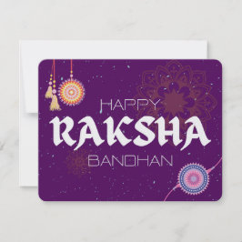 Draden van Liefde – Raksha Bandhan-viering Feestdagenkaart