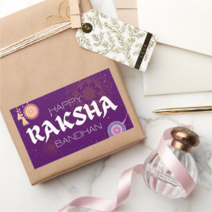 Draden van Liefde – Raksha Bandhan Viering Rechthoekige Sticker