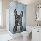 Dradenhond Franse hond Douchegordijn (In situ)