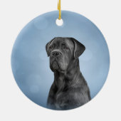 Dradenriet Corso - Italiaanse Mastiff Keramisch Ornament (Achterkant)