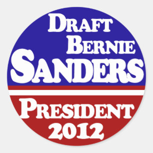 Draft Bernie Sanders Stickers