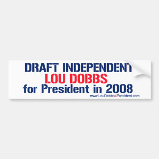 Draft Dobbs 2 Bumpersticker