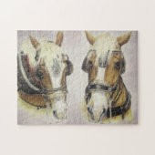 Draft Horse Puzzle Legpuzzel (Horizontaal)