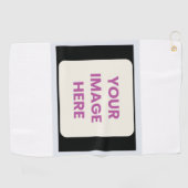 Drag & Drop Aangepaste Logo hier Golfhanddoek (Horizontaal)