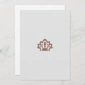 Drag & Drop Vier in stijl met gepersonaliseerde C Save The Date (Voorkant / Achterkant)