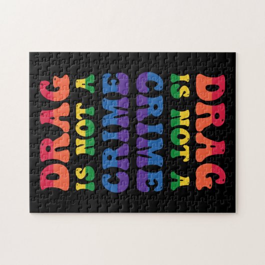 Drag N'Est Pas Un Crime Jigsaw Puzzle (Horizontal)