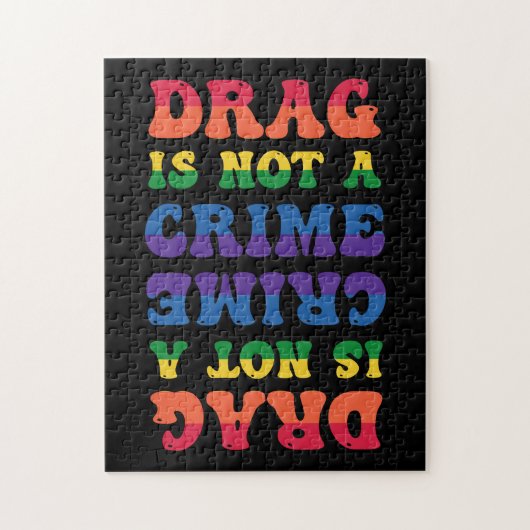 Drag N'Est Pas Un Crime Jigsaw Puzzle (Vertical)