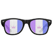 Drag Pride Flag Zonnebril (Voorkant)