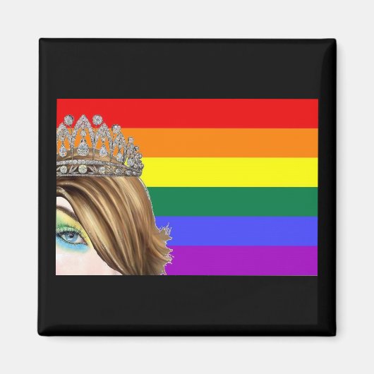 Drag Pride Magnet Magneet (Voorkant)