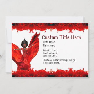 Drag Queen Custom Par ty Invitations