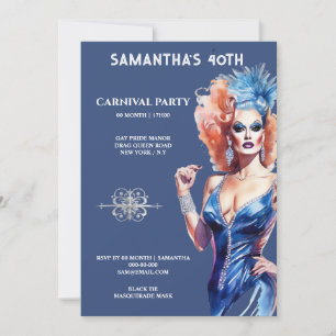 Drag queen lgbtq carnaval festival glamour glitz kaart