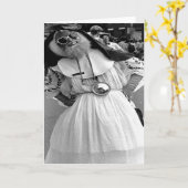 Drag Queen NYC. 1989 Kaart (Gele Bloem)