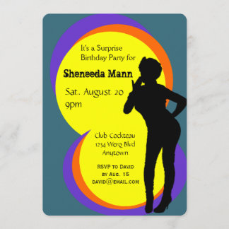 Drag Queen Surprise Party Invitations