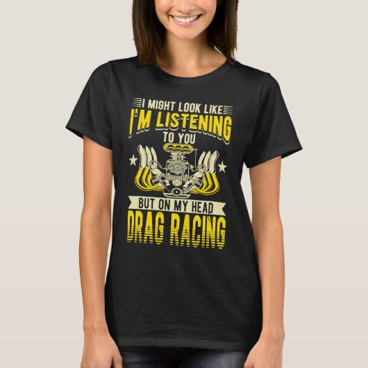 Drag Racing Fan Big Blocks T-shirt (Voorkant)