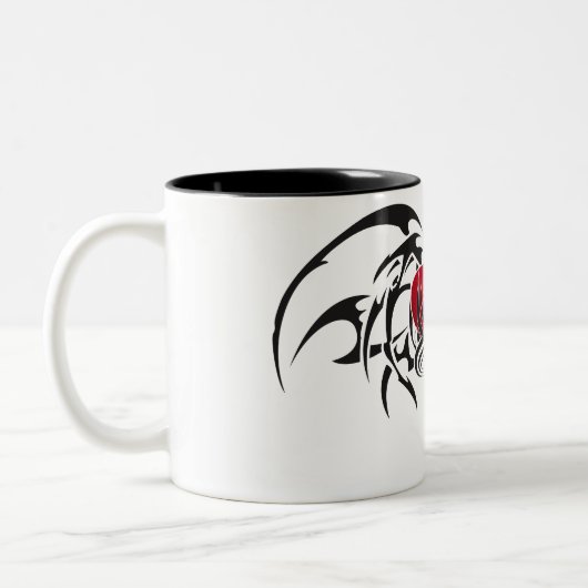 Dragão Tribal Tweekleurige Koffiemok (Links)