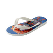 dragen rond het huis Halloween Kinder Teenslippers (Schuin)