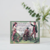  dragen van de groene St Patrick's Day Kaart (Staand voorkant)