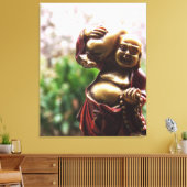 Dragen van de lading Boeddha Canvas (Insitu (Woonkamer))