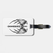 Dragen vleugels bagagelabel (Achterkant horizontaal)