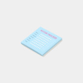 Drager drink controleplanner post-it® notes (Schuin)