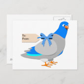 Drager Pigeon / Geef hen het briefkaart van de Vog (Voorkant / Achterkant)