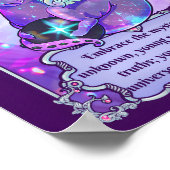 Draginie Affirmatie: De sterren Poster (Hoek)