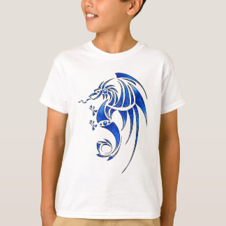 Dragissous V1 - blauwe draak T-shirt