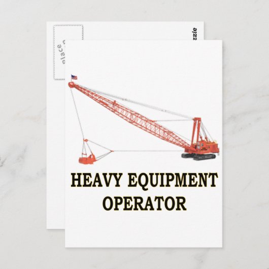 DRAGLINE BRIEFKAART (Voorkant / Achterkant)