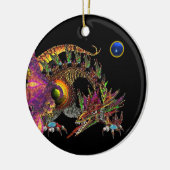 DRAGO Blue Sapphire Monogram Keramisch Ornament (Links)