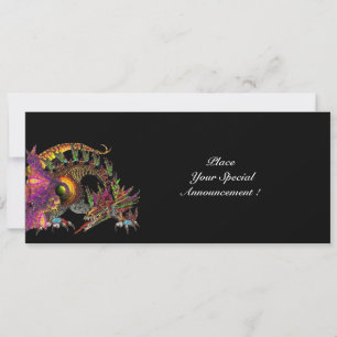 DRAGO / FANTASY DRAGON IN GOLD PINK PAARSE ZWART AANKONDIGING