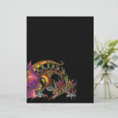 DRAGO / FANTASY GOLD DRAGON IN PAARS EN ZWART (Staand voorkant)